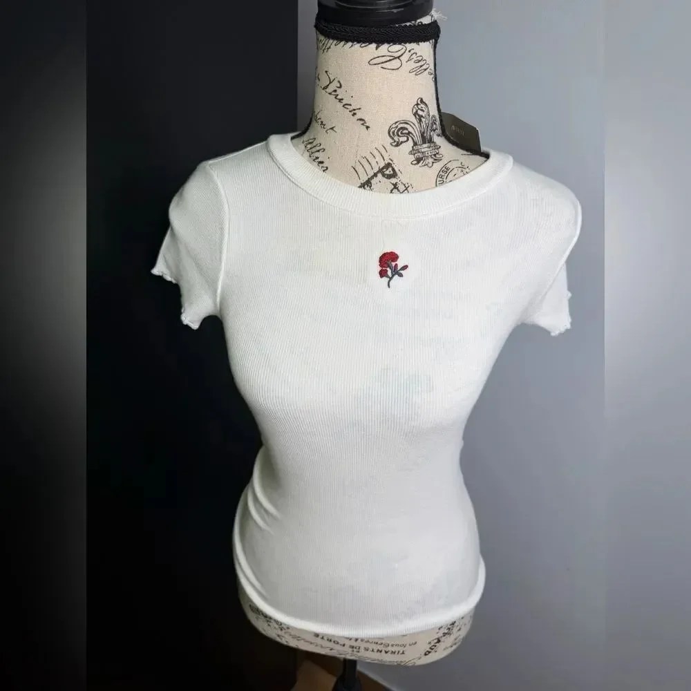 J.Crew Rouje X J.Crew Fleur T-shirt NWT Size XXS
